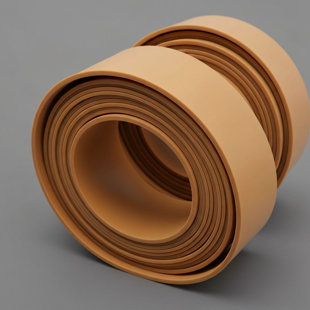 Detailansicht der Materialstruktur von Widerstandsbändern